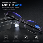 👁️ Gafas Multifocales Autograduables Anti Luz Azul + Funda de Cuero