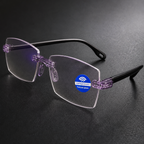 👁️ Gafas Multifocales Autograduables Anti Luz Azul + Funda de Cuero